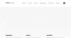 Desktop Screenshot of fesinstitute.org