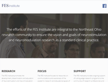 Tablet Screenshot of fesinstitute.org